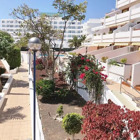 Con Vistamar Y Piscina Climatizada En Garden Apartment Playa Fanabe